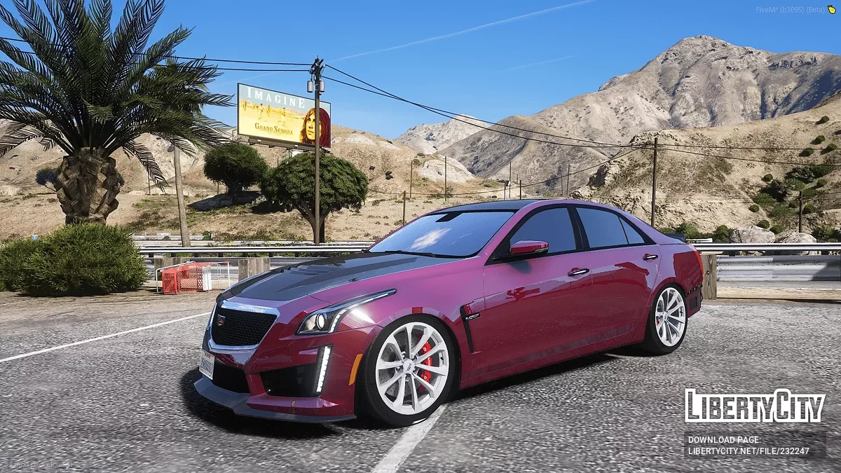 Cadillac CTS-V Series - Чемпионское Издание [Дополнение | Шаблон | FiveM | Тюнинг] / GTA 5