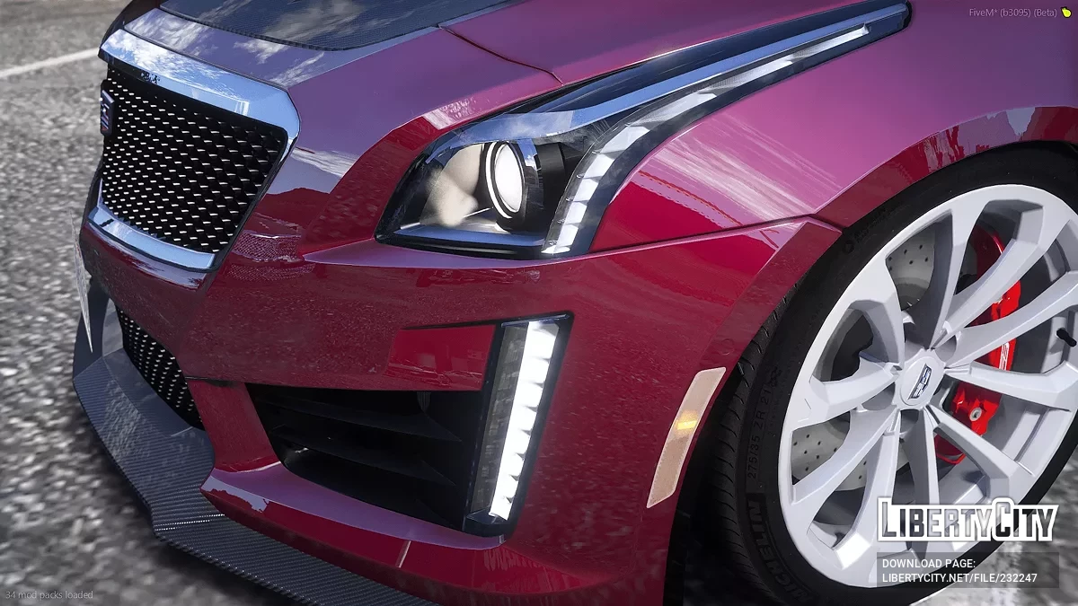 Cadillac CTS-V Series - Чемпионское Издание [Дополнение | Шаблон | FiveM | Тюнинг] / GTA 5