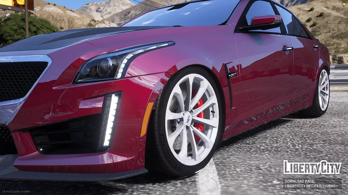 Cadillac CTS-V Series - Чемпионское Издание [Дополнение | Шаблон | FiveM | Тюнинг] / GTA 5