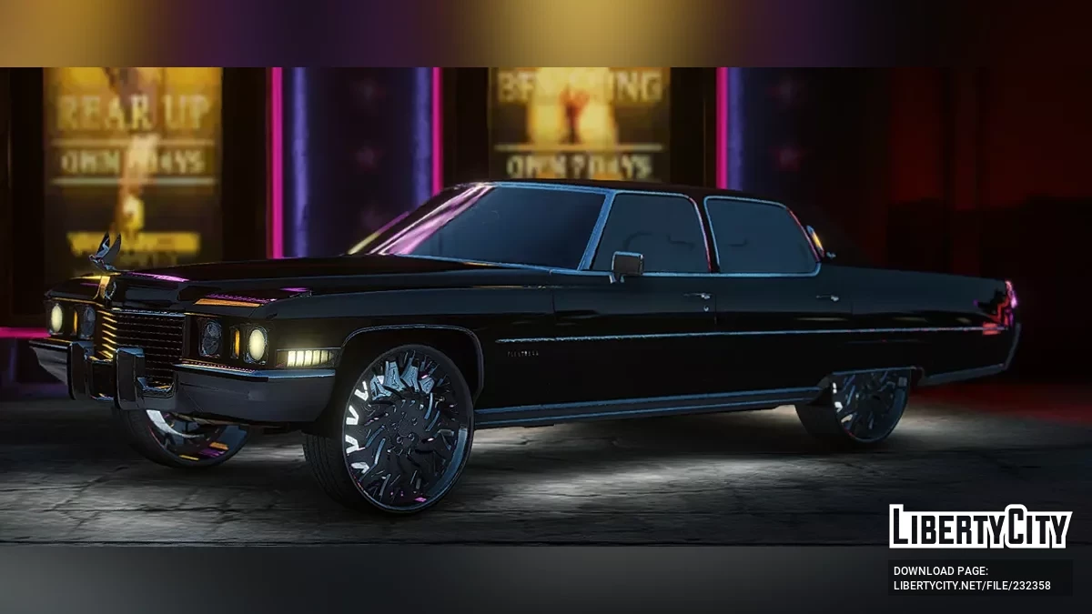 Donk style Cadillac Fleetwood / GTA 5