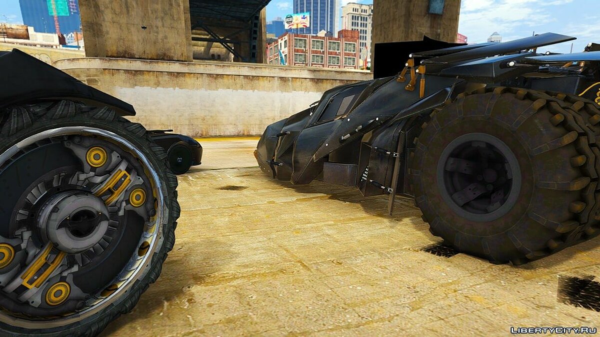 Скачать Batman Vehicles Add-On Pack для GTA 5