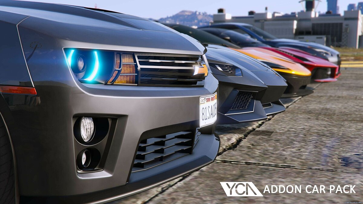 Скачать YCA Addon Car Pack 1.01 для GTA 5