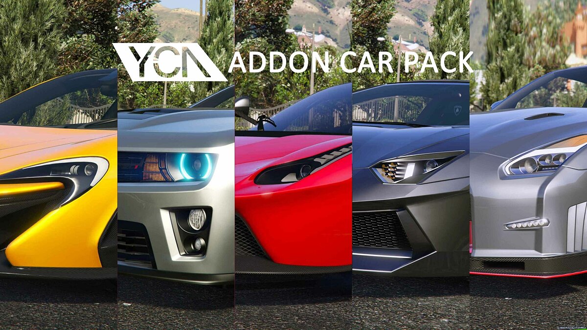 Скачать YCA Addon Car Pack 1.01 для GTA 5