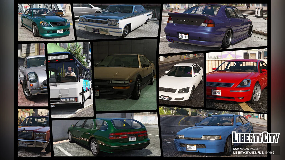 IVPack - GTA IV vehicles in GTA V 1.0.260 / GTA 5