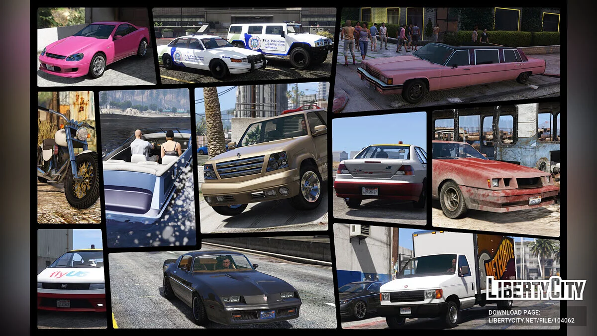IVPack - GTA IV vehicles in GTA V 1.0.260 / GTA 5