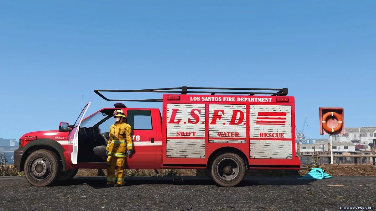 Los Santos Fire Department Vehicle Pack - Сборник машин пожарная части Лос-Сантоса / GTA 5