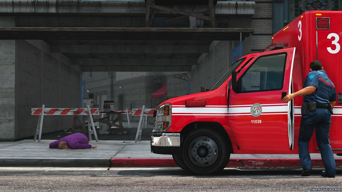 Скачать Los Santos Fire Department Vehicle Pack - Сборник машин пожарная  части Лос-Сантоса для GTA 5