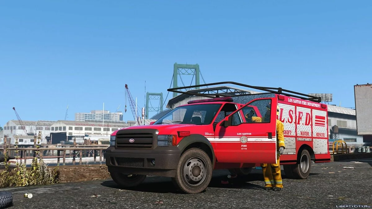 Los Santos Fire Department Vehicle Pack - Сборник машин пожарная части Лос-Сантоса / GTA 5