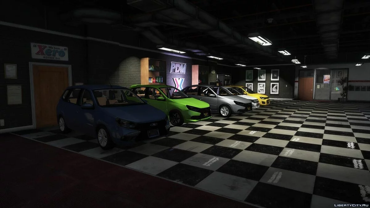Набор машин Лада Гранта от AKROM / GTA 5