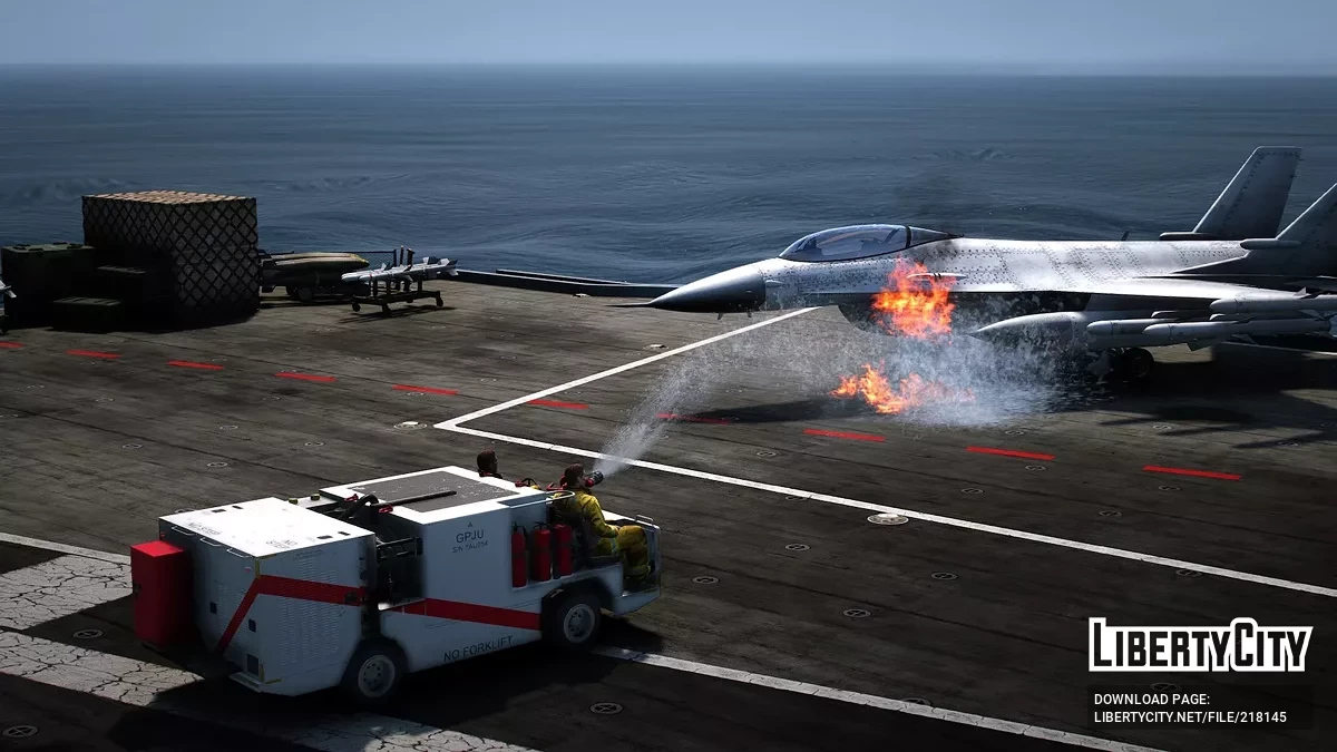 Aircraft Carrier Deck Vehicle Pack [Add-On | LOD] / GTA 5