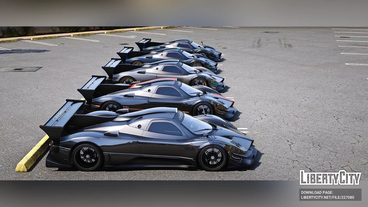 Pagani Zonda R1 Pack / GTA 5