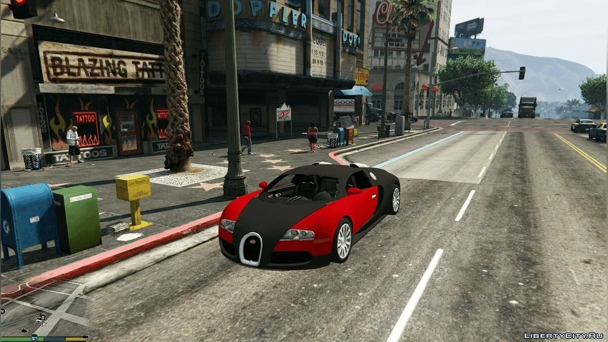 Современные Автомобили (Bugatti Veyron, Lamborghini Murcielago) v1.1 / GTA 5