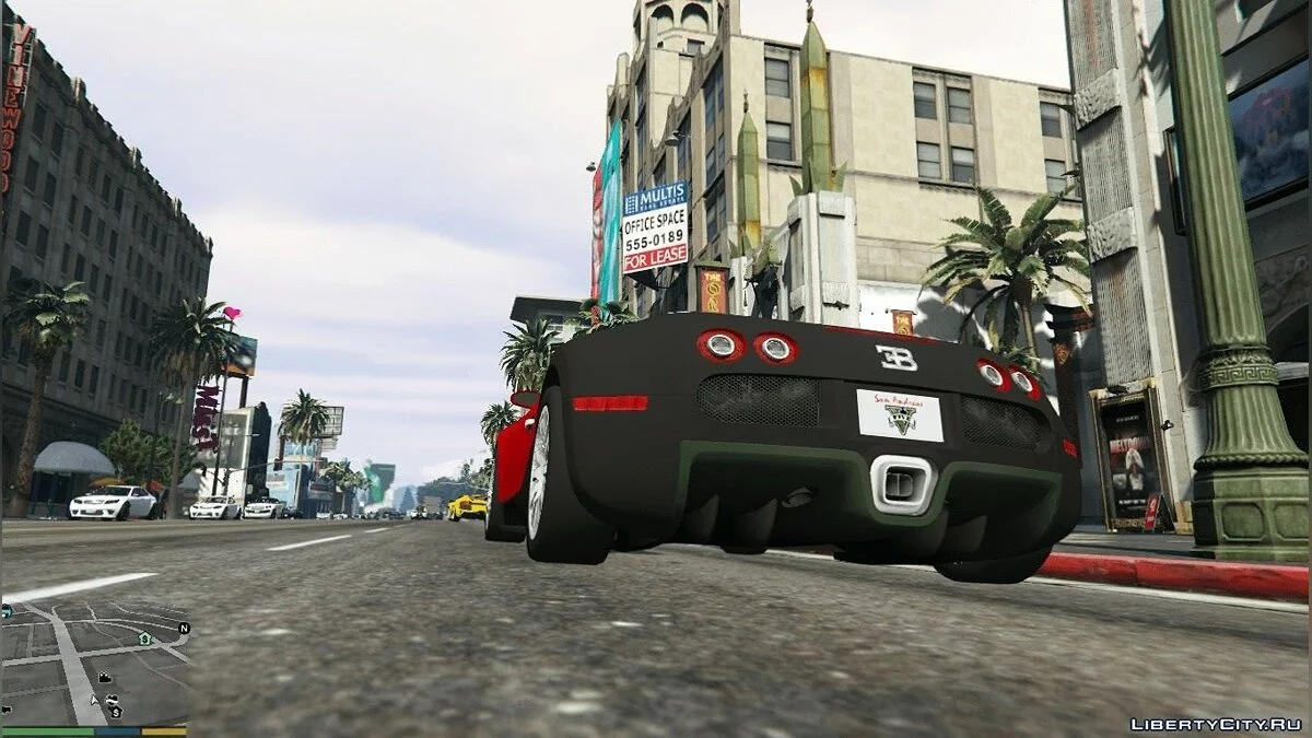 Современные Автомобили (Bugatti Veyron, Lamborghini Murcielago) v1.1 / GTA 5