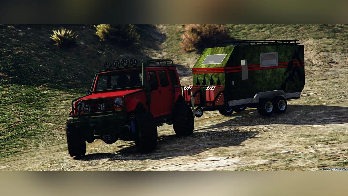 Off-Road Caravan + Mesa with Hook 1.1 / GTA 5