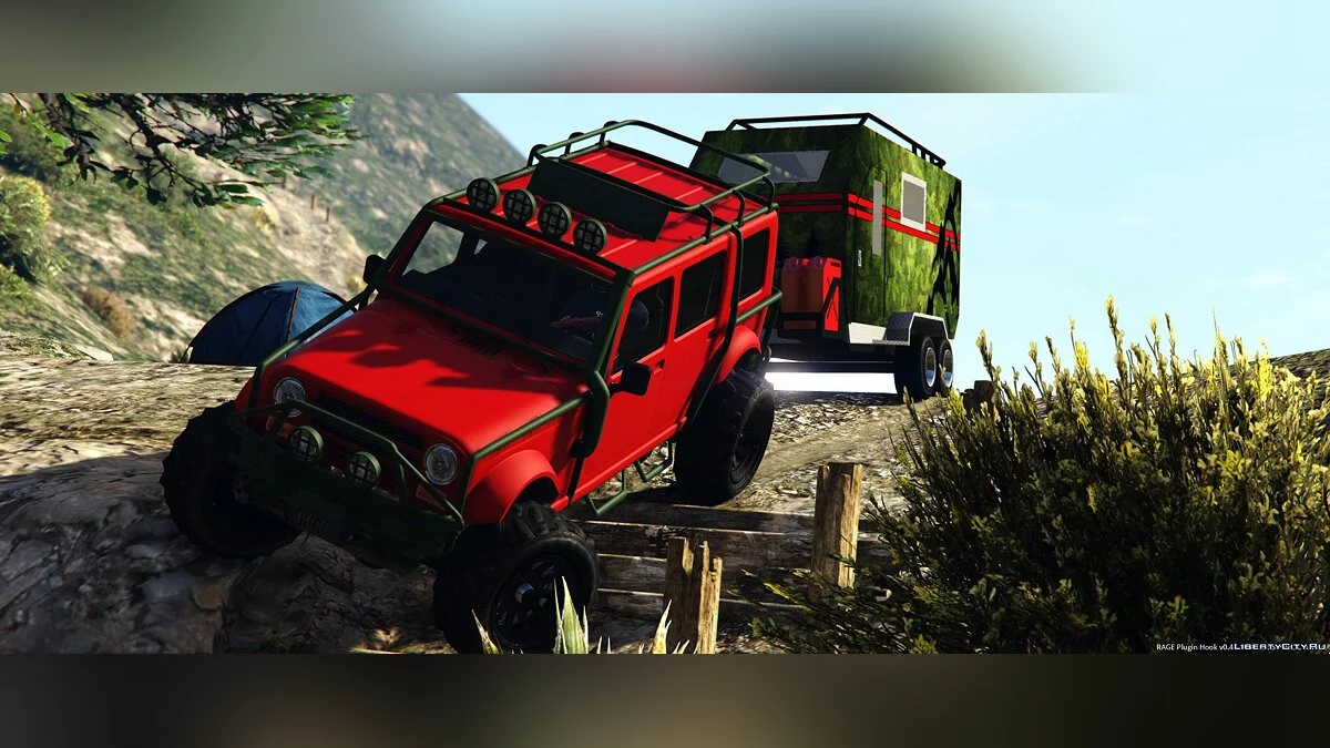 Off-Road Caravan + Mesa with Hook 1.1 / GTA 5