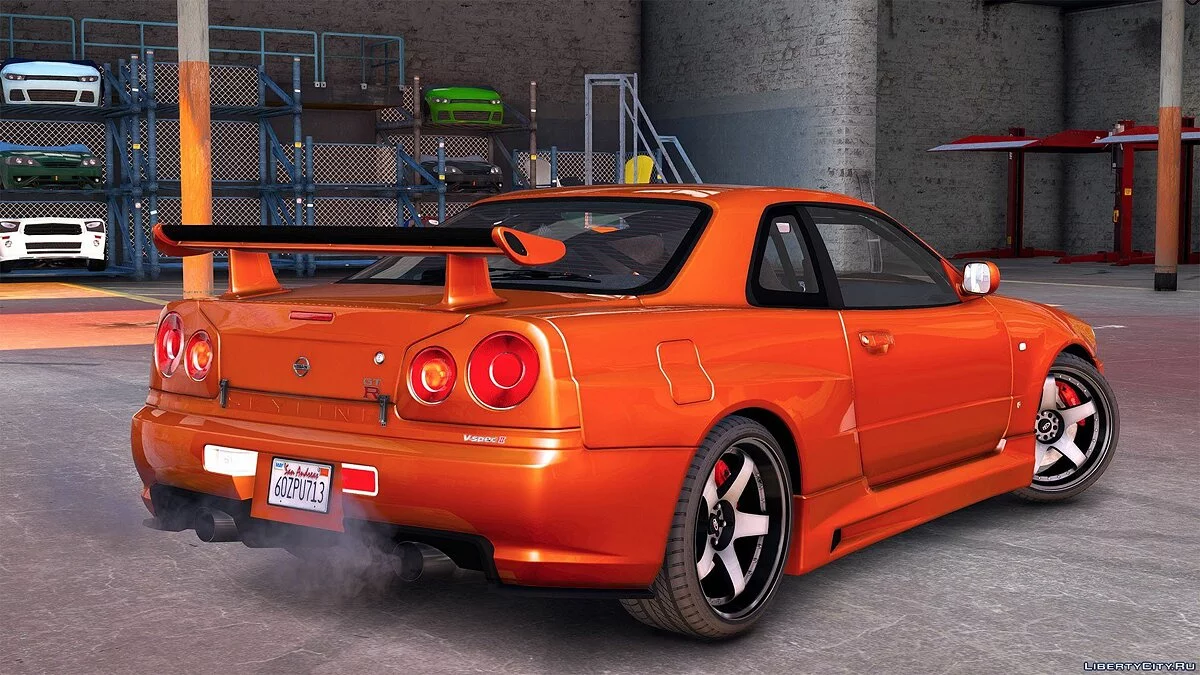 Nissan Skyline GT-R 34 2002 [Add-On / Replace / Animated | Template] 1.0 / GTA 5