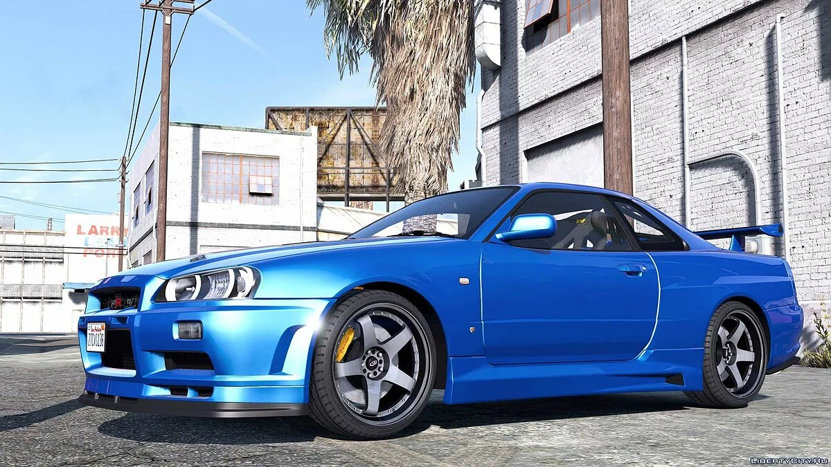 Nissan Skyline GT-R 34 2002 [Add-On / Replace / Animated | Template] 1.0 / GTA 5