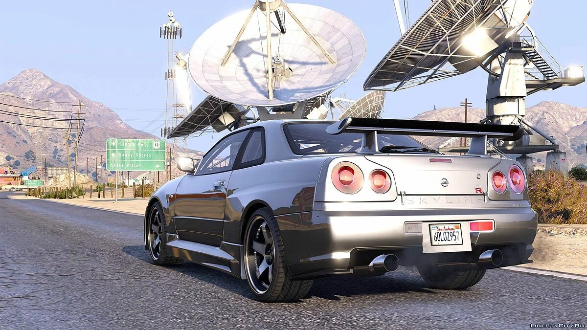 Nissan Skyline GT-R 34 2002 [Add-On / Replace / Animated | Template] 1.0 / GTA 5