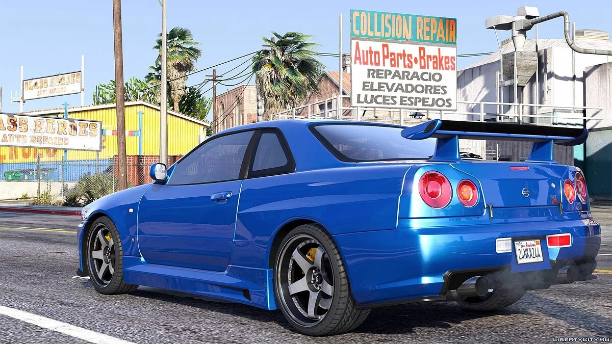 Nissan Skyline GT-R 34 2002 [Add-On / Replace / Animated | Template] 1.0 / GTA 5