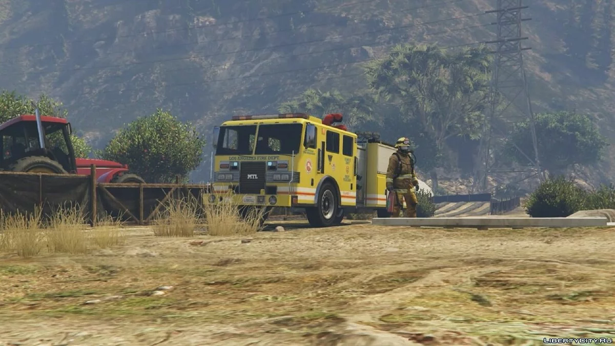Los Angeles - Fire Truck Mod / GTA 5