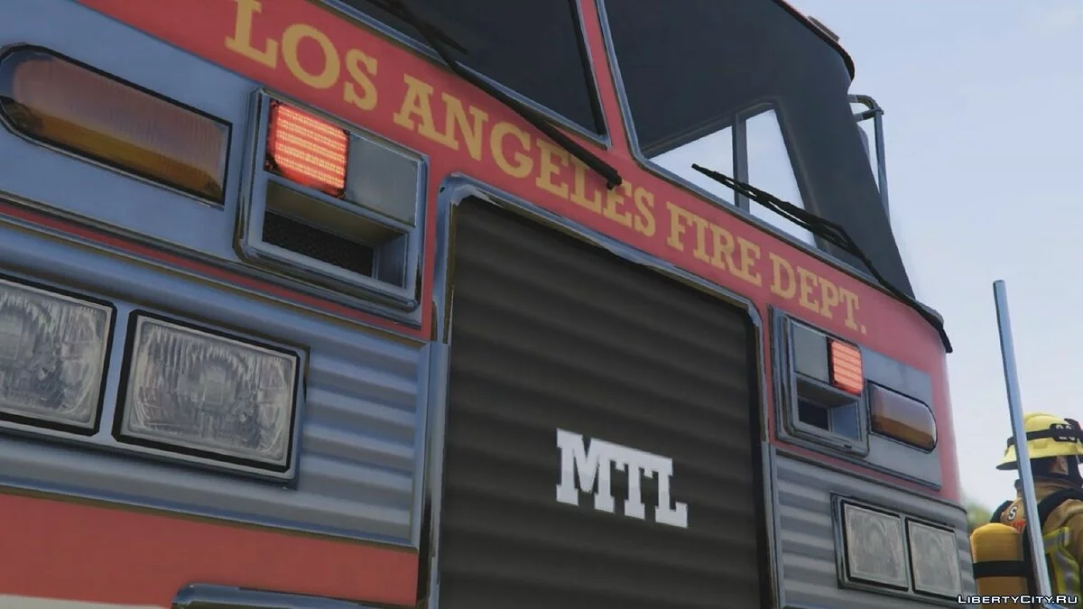 Los Angeles - Fire Truck Mod / GTA 5