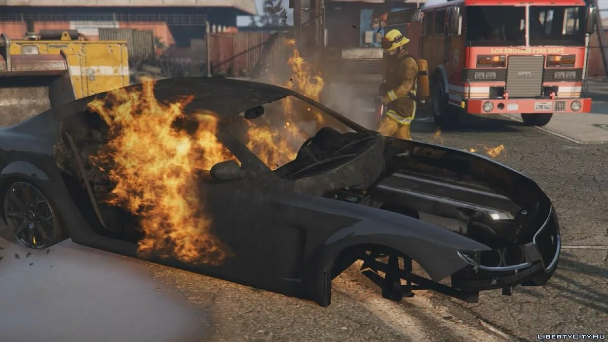 Los Angeles - Fire Truck Mod / GTA 5