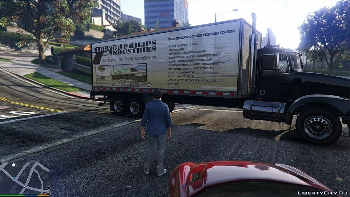 Trevor Philips Industries Pounder ad / GTA 5