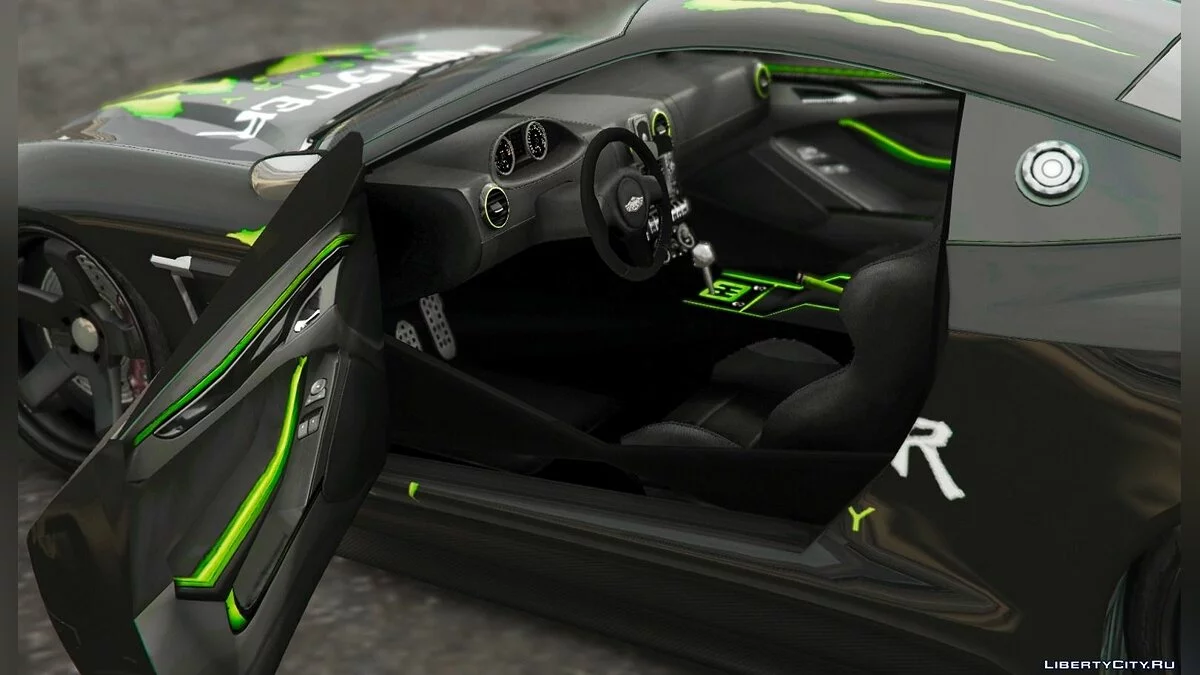 Monster Energy Texture Skin & Interior - Massacro / GTA 5