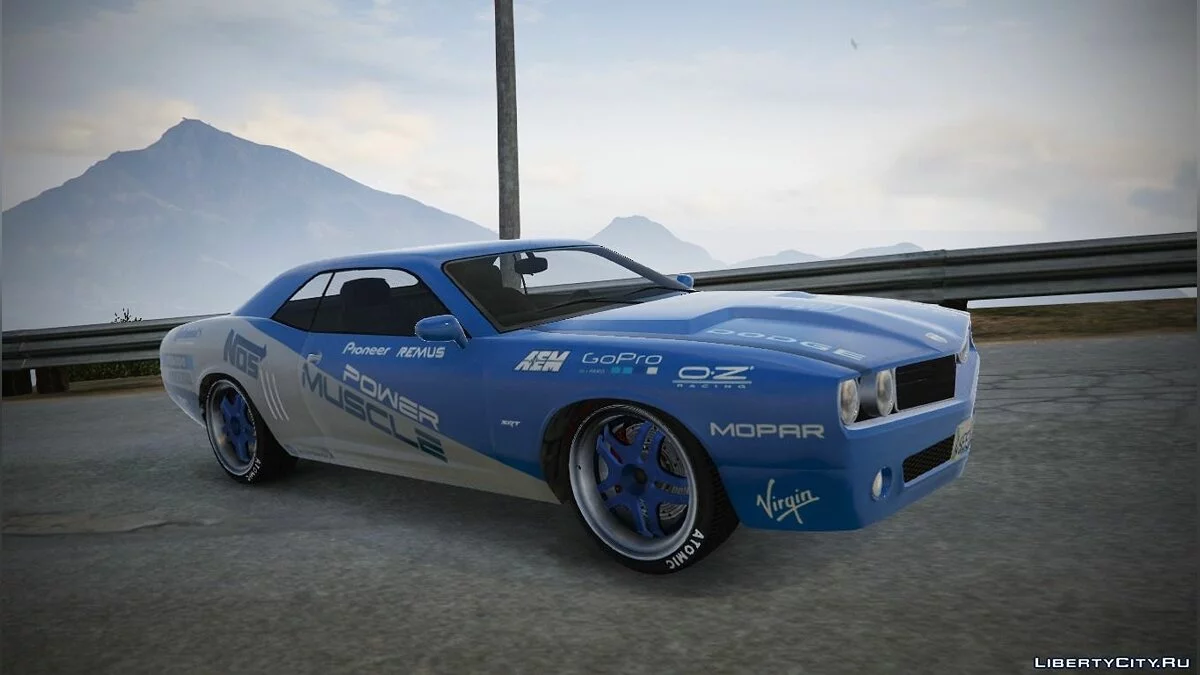 Dodge "Power Muscle" Livery for Gauntlet Race v1.1 / GTA 5