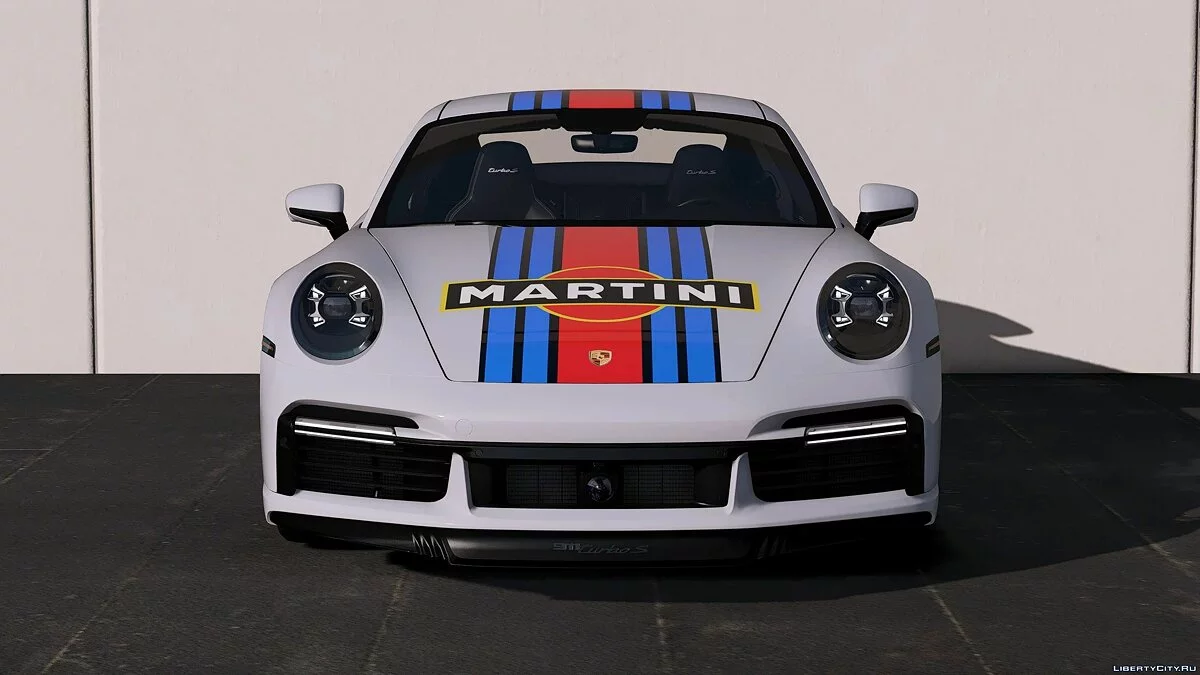 Porsche 911 Turbo S 2021 Martini livery / GTA 5