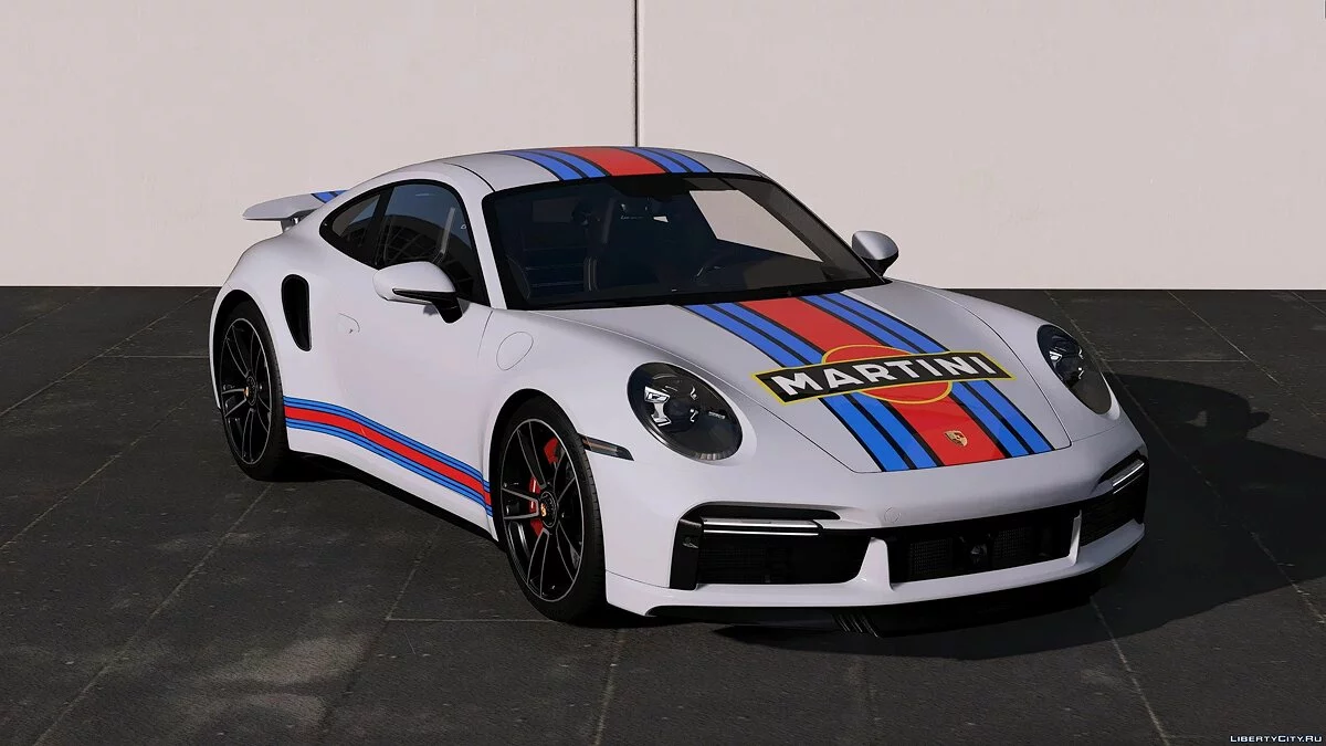 Porsche 911 Turbo S 2021 Martini livery / GTA 5