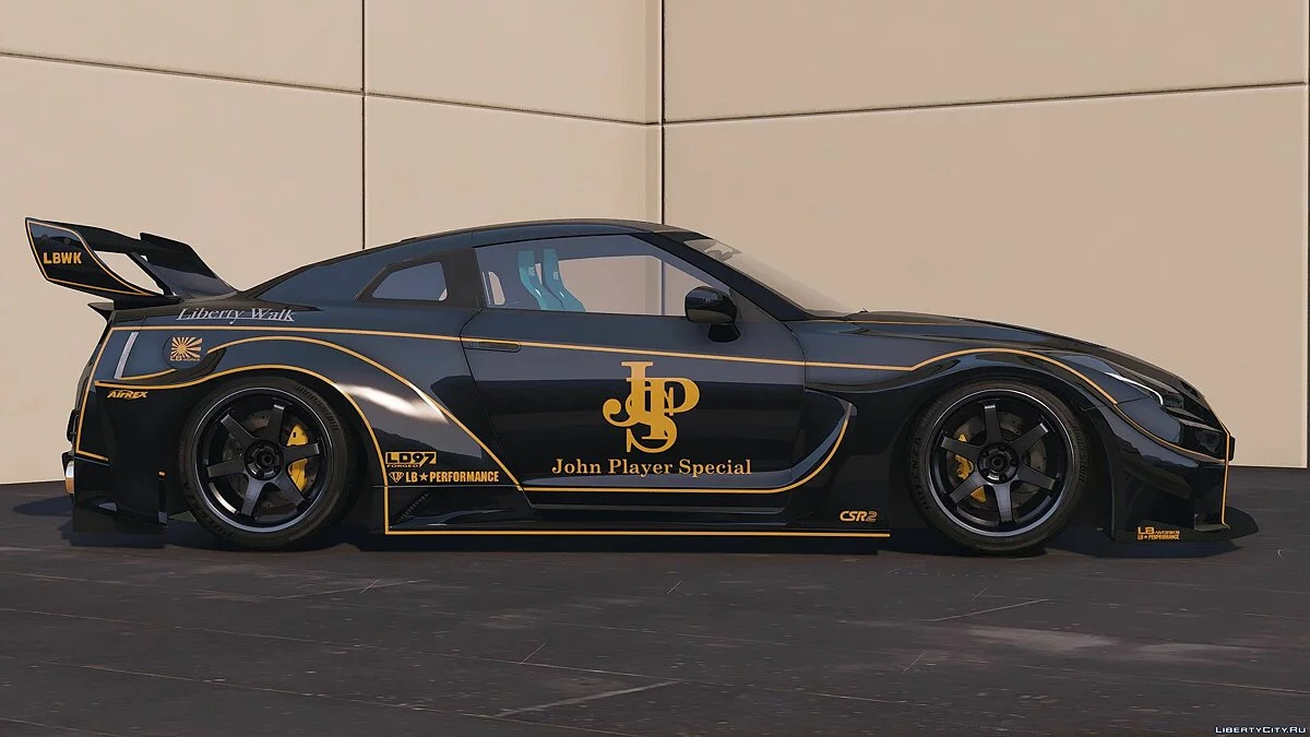 Nissan GTR R35 Liberty Walk Silhouette / GTA 5
