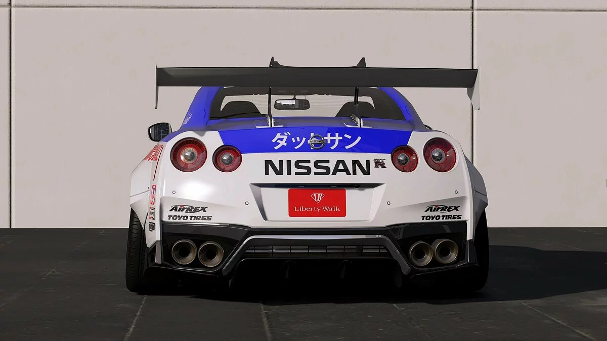 2017 Nissan GTR Liberty Walk BRE DATSUN livery / GTA 5
