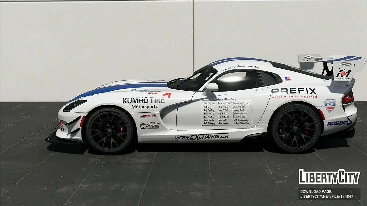 Dodge Viper ACR GTS-R Nurburgring Commemorative Edition / GTA 5