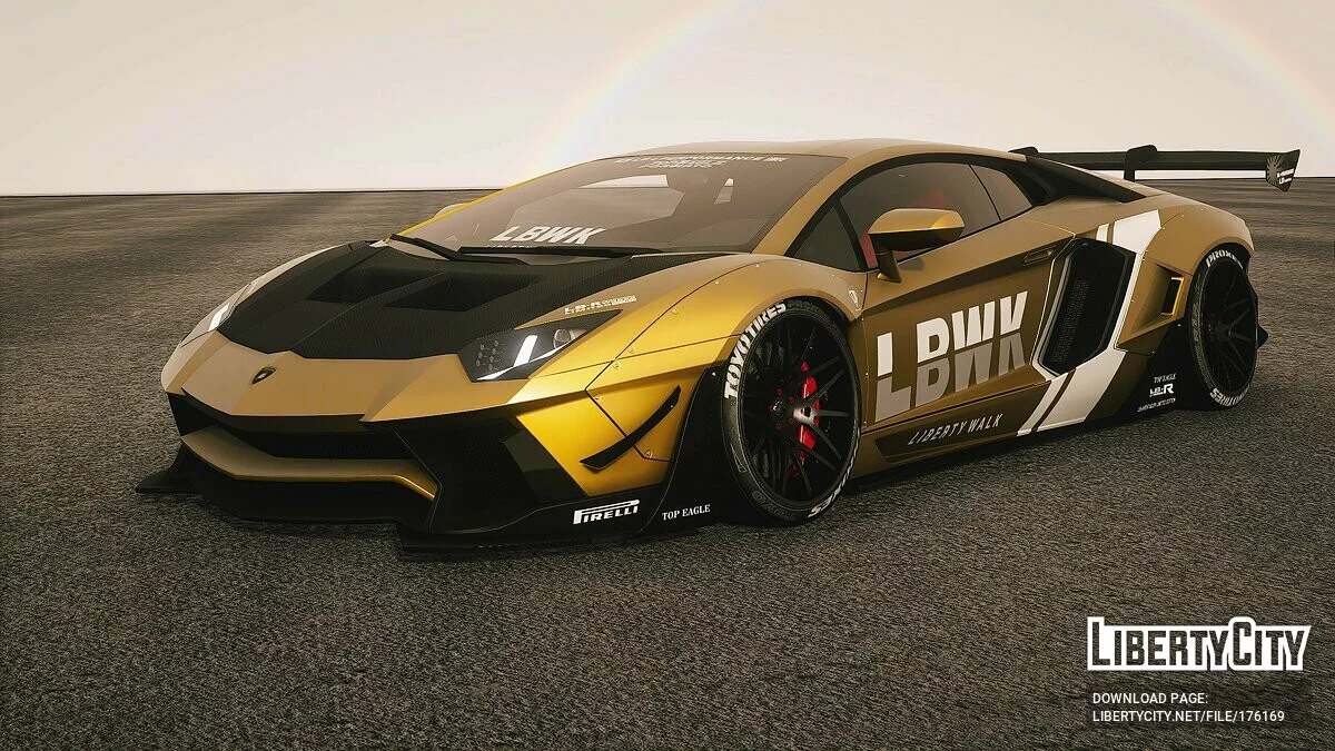Lamborghini Aventador LP700-4 LibertyWalk / GTA 5