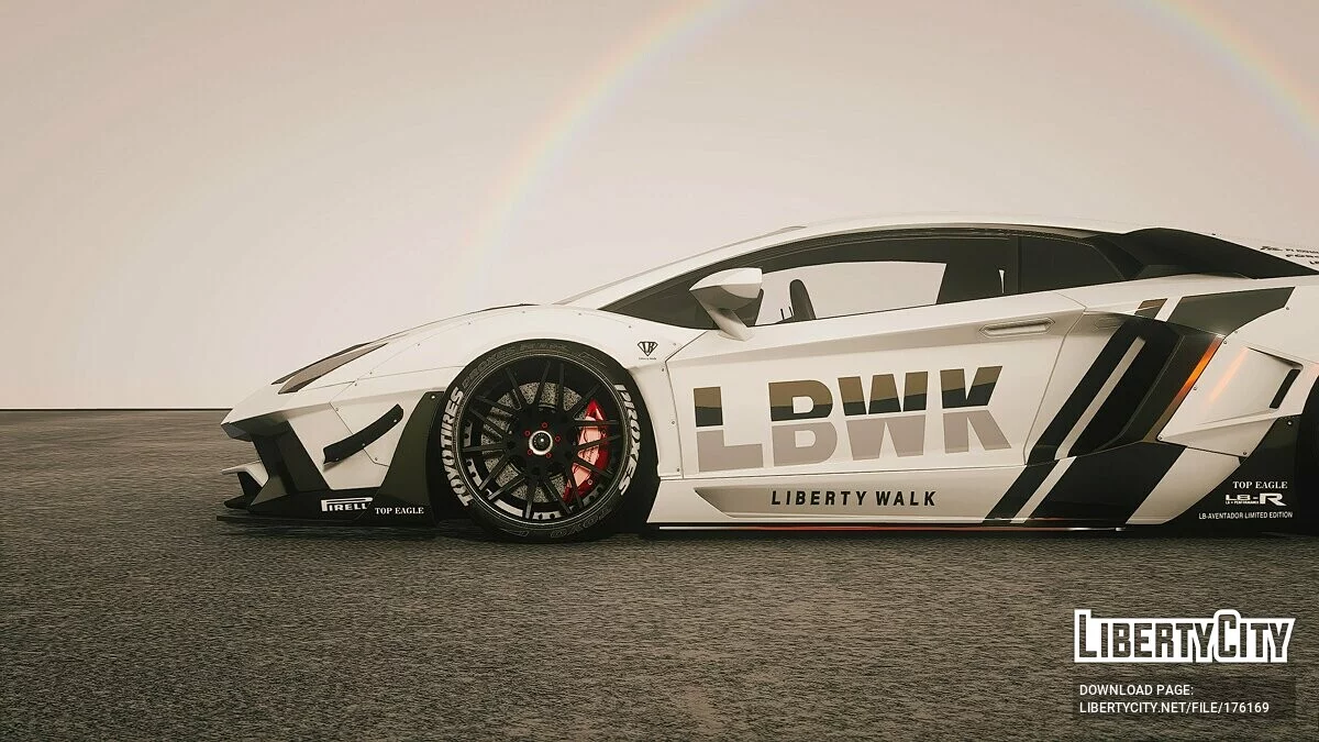 Lamborghini Aventador LP700-4 LibertyWalk / GTA 5