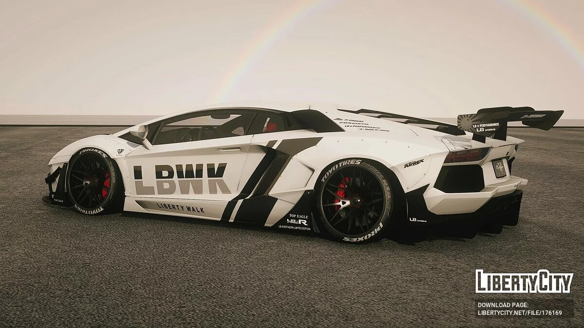 Lamborghini Aventador LP700-4 LibertyWalk / GTA 5