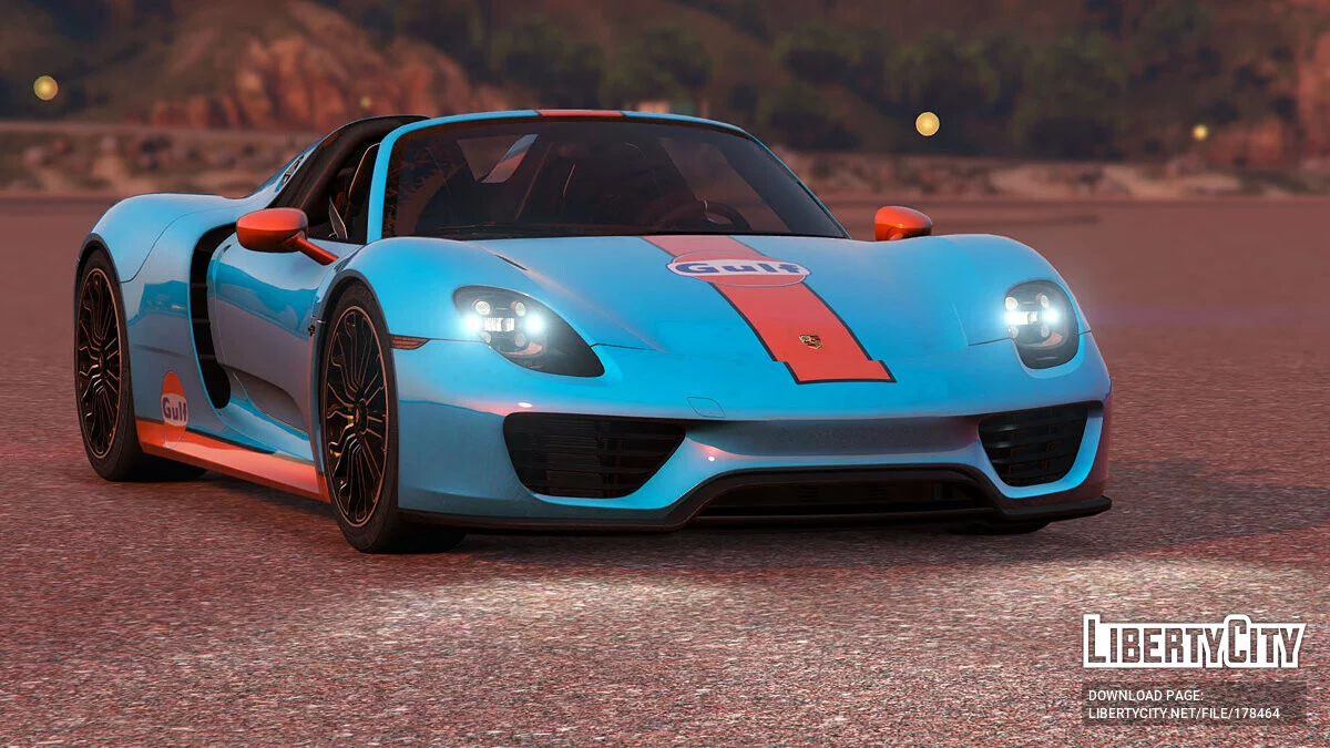 2015 Porsche 918 Spyder Gulf / GTA 5