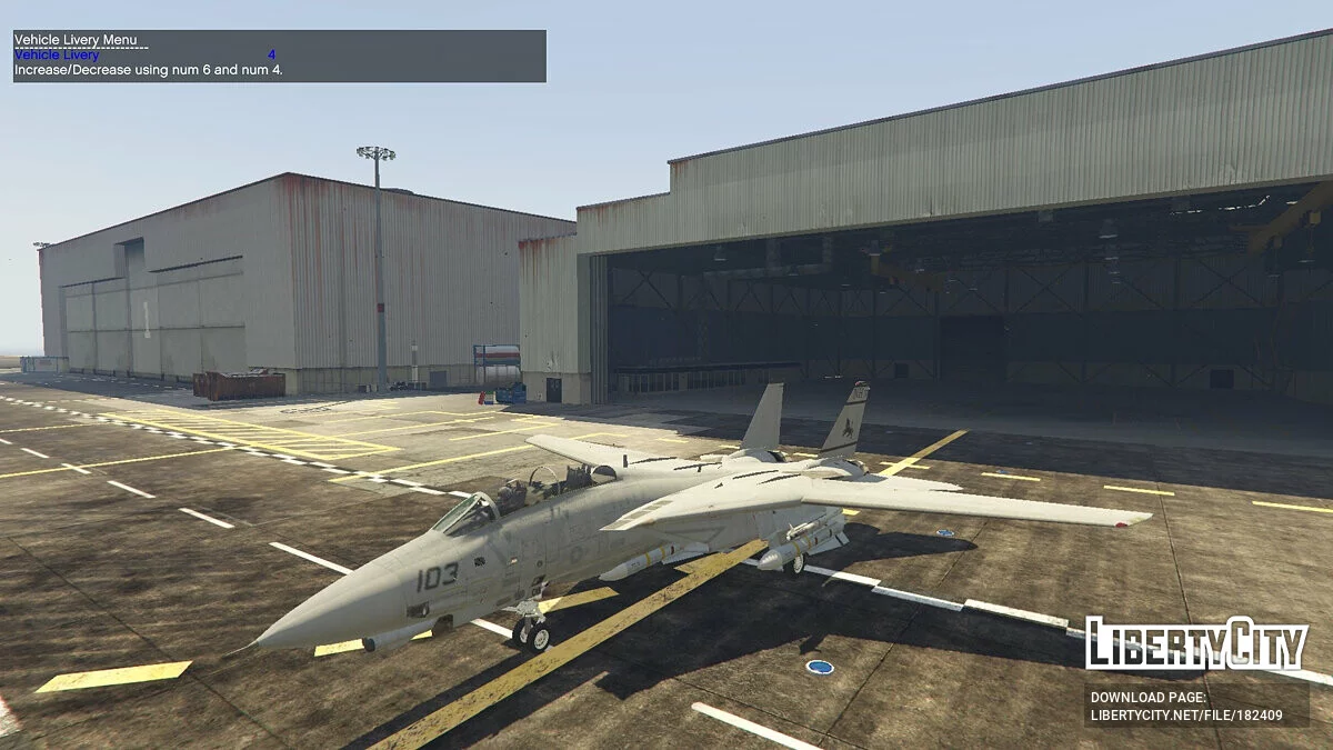 F-14D Tomcat «Top Gun» + Navy skins / GTA 5