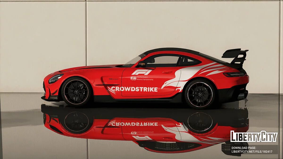 FIA Safety Car livery for 2020 Mercedes-Benz AMG GT Black Series 1.0 / GTA 5