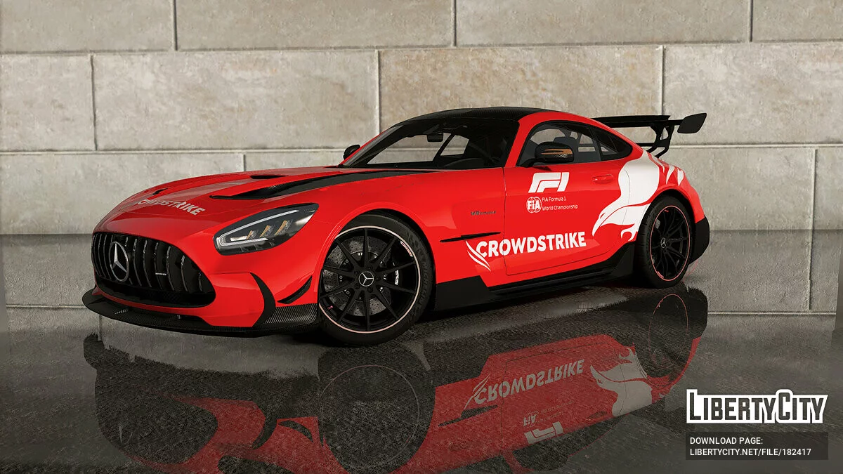 FIA Safety Car livery for 2020 Mercedes-Benz AMG GT Black Series 1.0 / GTA 5