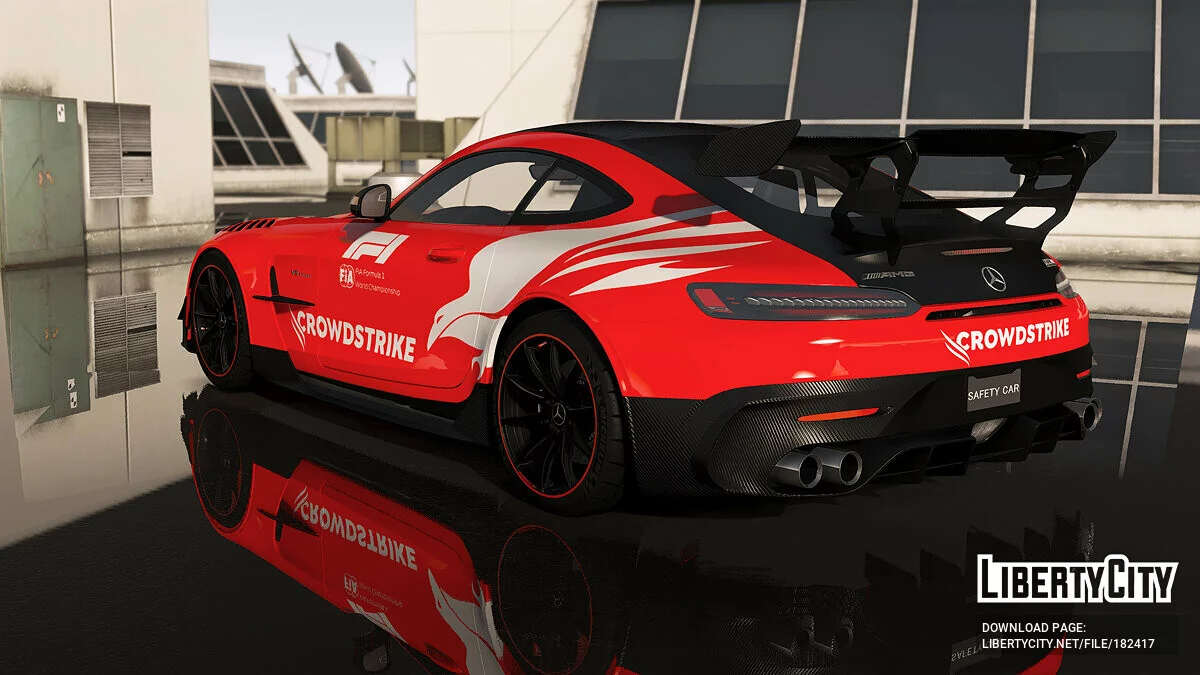 FIA Safety Car livery for 2020 Mercedes-Benz AMG GT Black Series 1.0 / GTA 5
