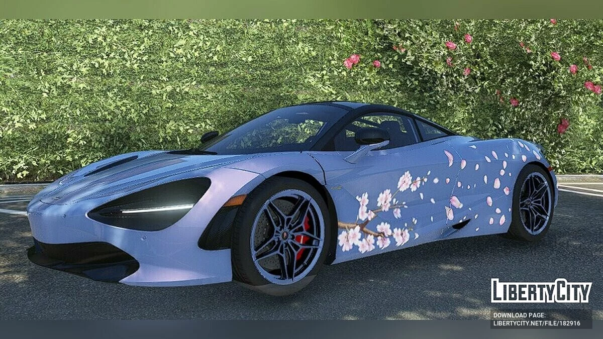 Petal Livery для Abolfazldanaee's 2018 McLaren 720S 1.0 / GTA 5