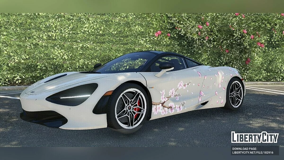 Petal Livery для Abolfazldanaee's 2018 McLaren 720S 1.0 / GTA 5