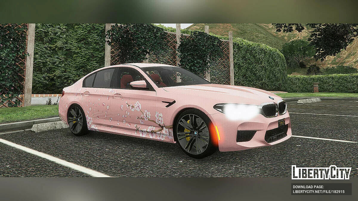 Petal Livery для S4MuEL -'s 2018 BMW M5 F90 1.0.1 / GTA 5