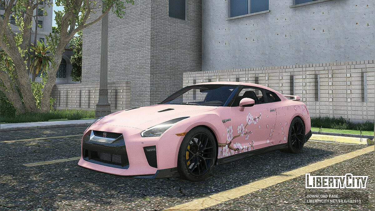 Petal Livery для y97y's 2015 Nissan GT-R R35 1.0.1 / GTA 5