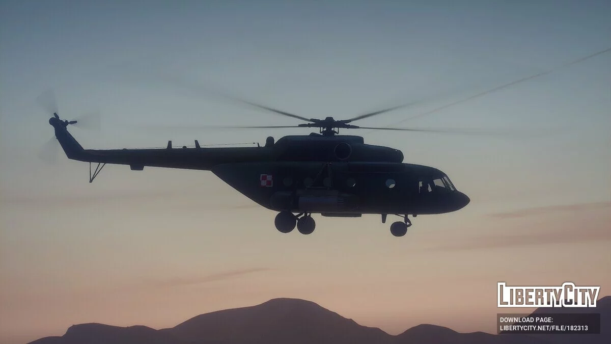 Раскраска ВВС Польши для Mi-17 V5 Hip [Livery] 1.0 / GTA 5