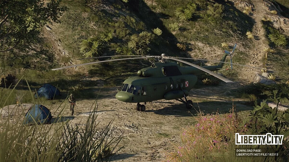 Раскраска ВВС Польши для Mi-17 V5 Hip [Livery] 1.0 / GTA 5