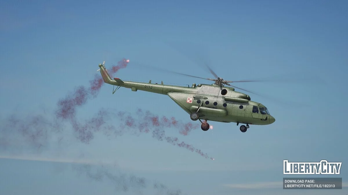 Раскраска ВВС Польши для Mi-17 V5 Hip [Livery] 1.0 / GTA 5