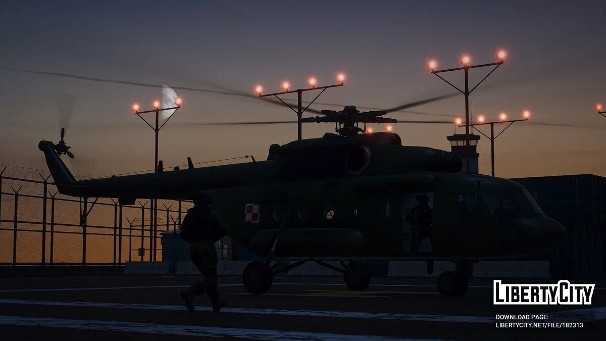Раскраска ВВС Польши для Mi-17 V5 Hip [Livery] 1.0 / GTA 5